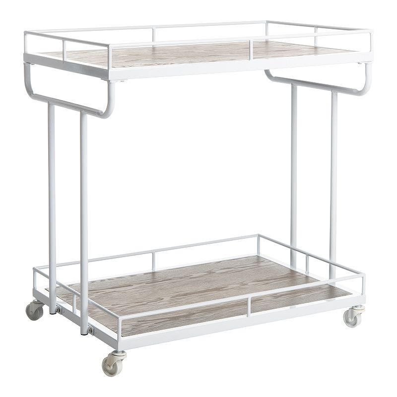 Safavieh Dawson 2-Tier Rectangle Bar Cart