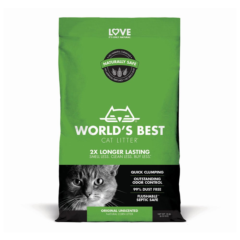 Worlds Best Cat Litter Original Unscented Clumping Cat Litter