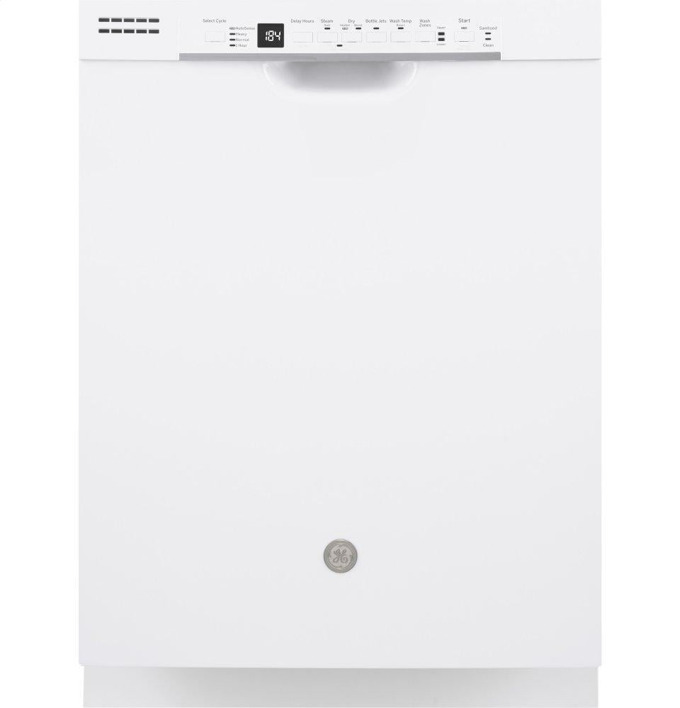 Ge Appliances GDF630PGMWW Ge® Front Control With Plastic Interior Dishwasher With Sanitize Cycle & Dry Boost