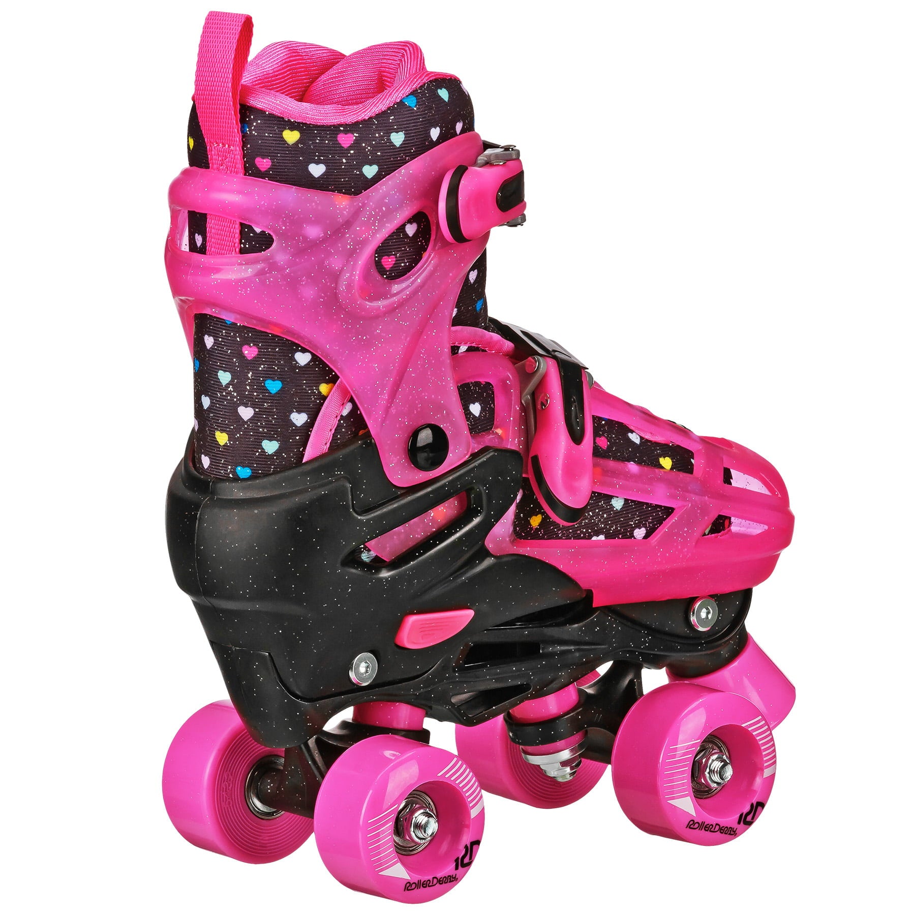 Roller Derby 2n1 Adjustable Roller/Inline Girls Skates Medium (3-6)