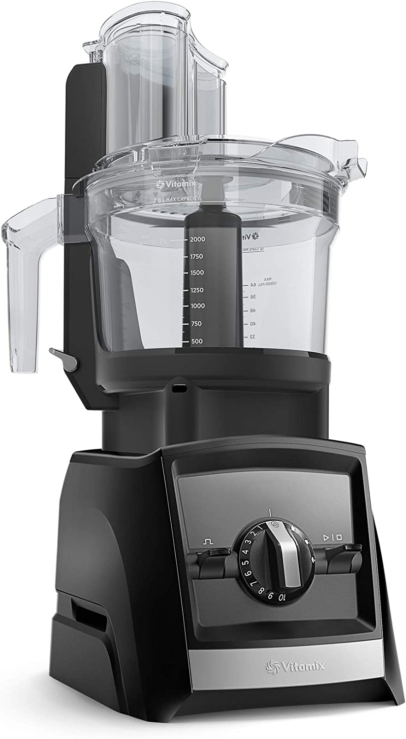 Vitamix 067591 Ascent 12 Cup Clear/Black Food Processor Attachment