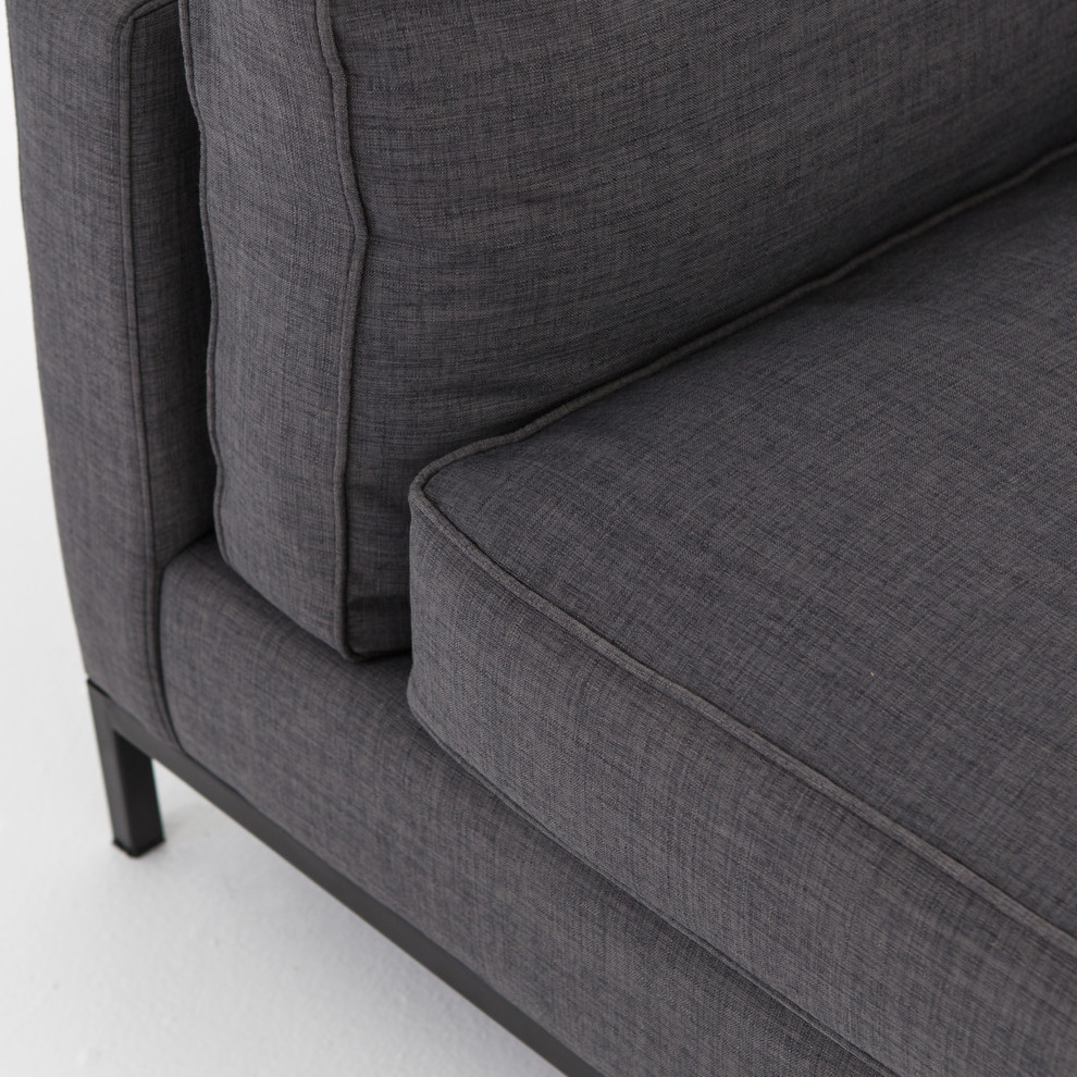 Atelier Grammercy Sofa  Bennett Charcoal   Transitional   Sofas   by The Khazana Home Austin Furniture Store  Houzz