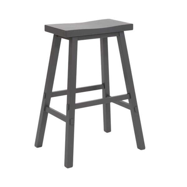 Creations Multi 24 Inch Sawhorse Counter Stool- Gray