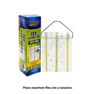 PIC Fly Ribbon XL - Large Fly Traps for Outdoors and Barns 40 ft. Roll GFR