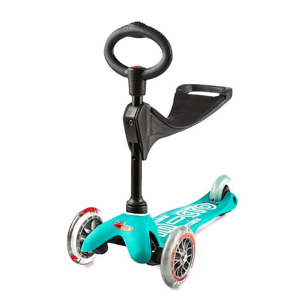 Mini Micro 3in1 Deluxe Scooter - Aqua By Micro Kickboard