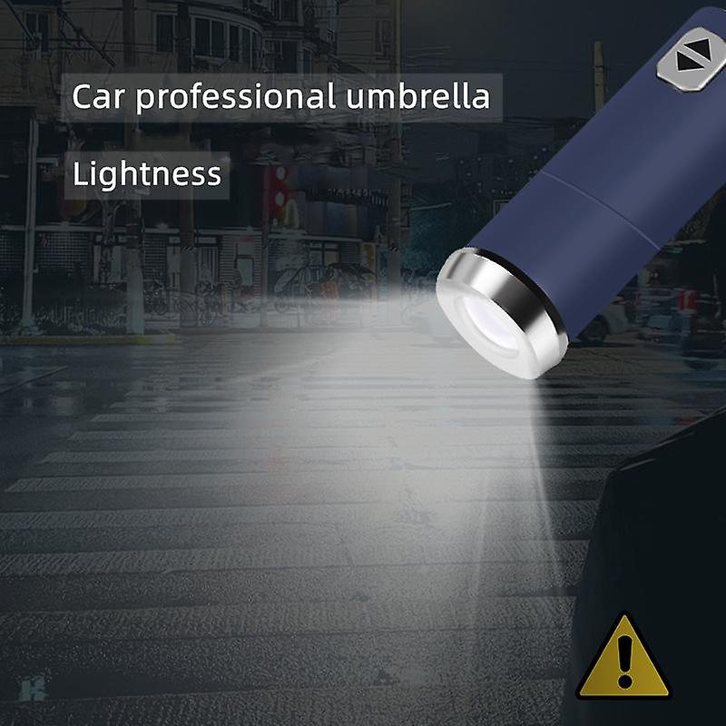 Automatic Umbrella With Reflective Stripe Reverse Led Light Umbrella For Mitsubishi Pajero Sport Outlander Asx Lancer Eclipse