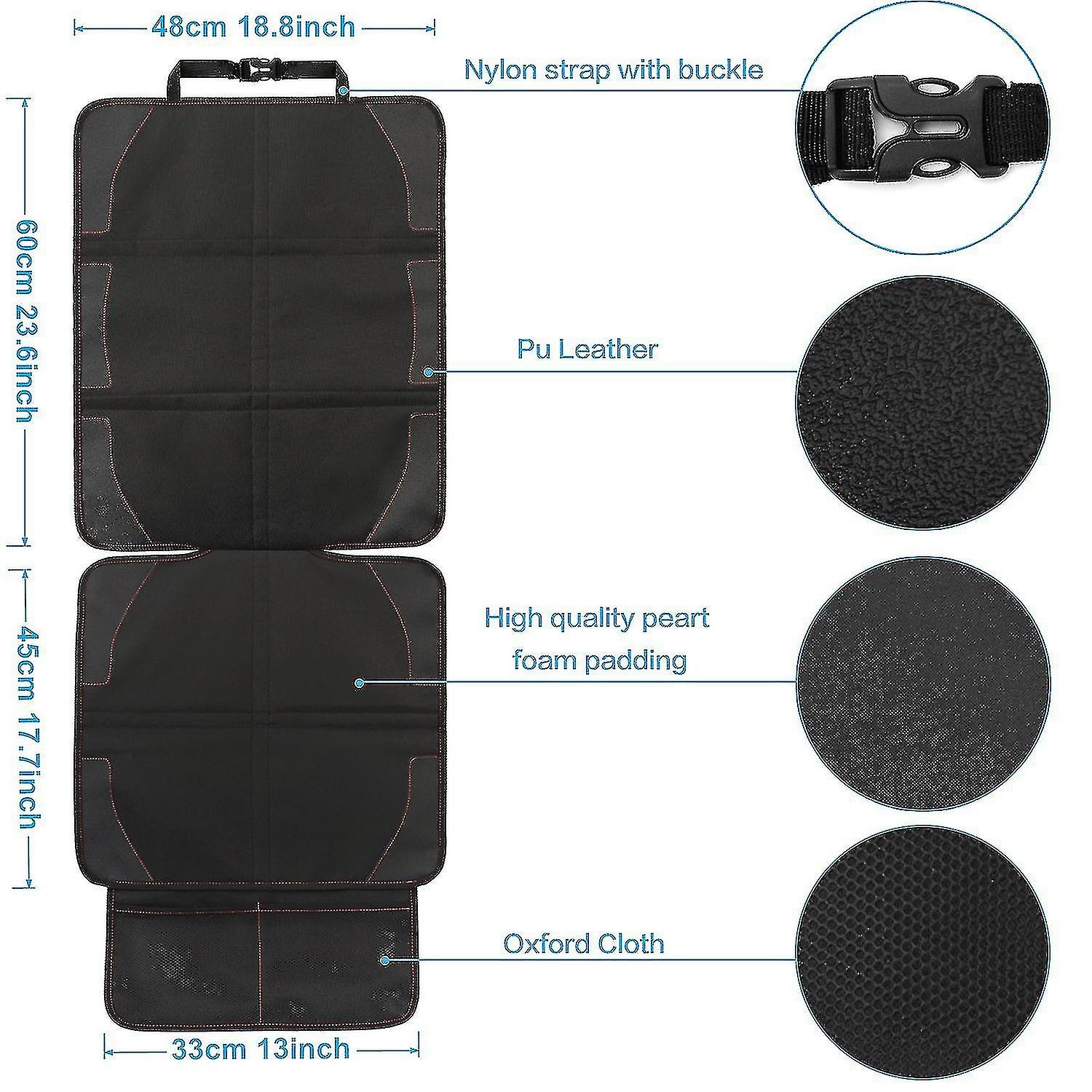 Car Seat Protector Thick Waterproof Non-slip Vehicle Seat Mat Protect Leather Seats