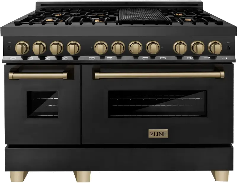 ZLINE Duel Fuel Double Oven Range RABZ-48-CB