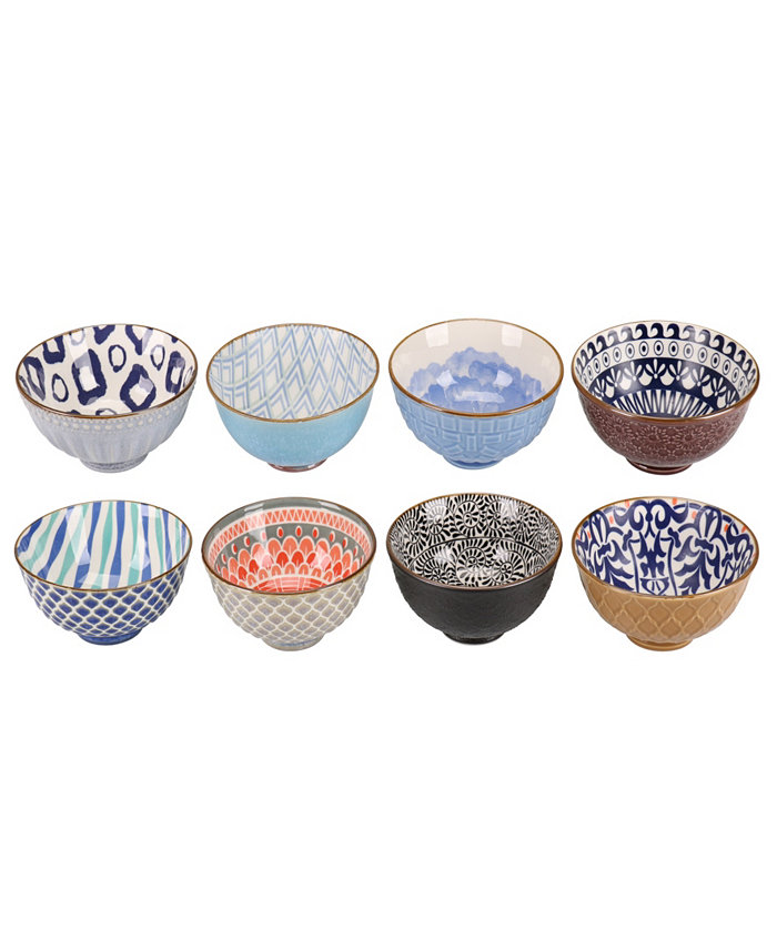 BIA Cordon Bleu Ooh LaLa Mix and Match 10 Ounce Bowls Set of 8