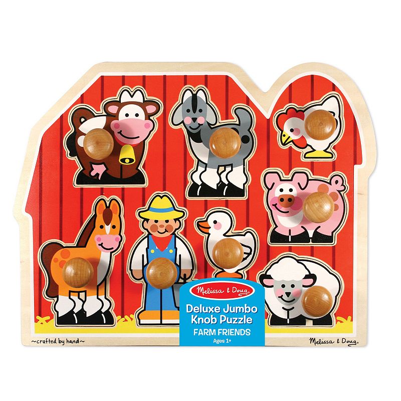 Melissa and Doug Large Farm Jumbo Knob Puzzle