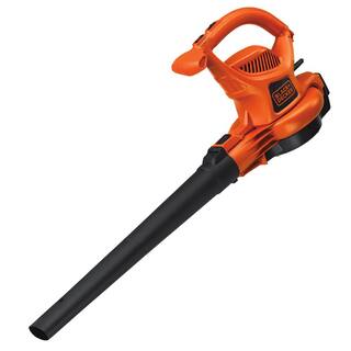 BLACK+DECKER 12 AMP 250 MPH 400 CFM Corded Electric 3-In-1 Backpack Leaf Blower Vacuum  Mulcher BEBL7000