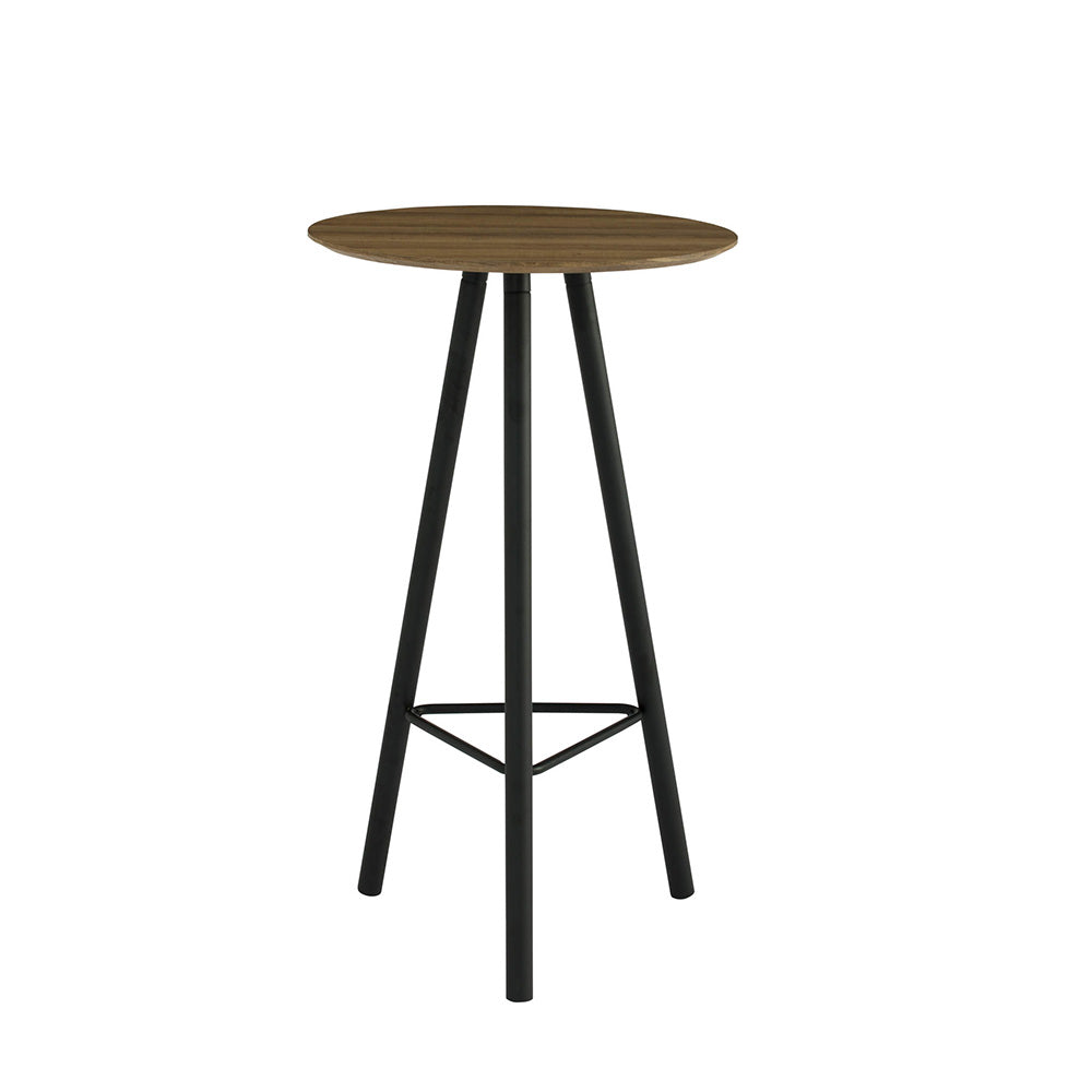 TAIJO Bar Table 60cm - Walnut & Black