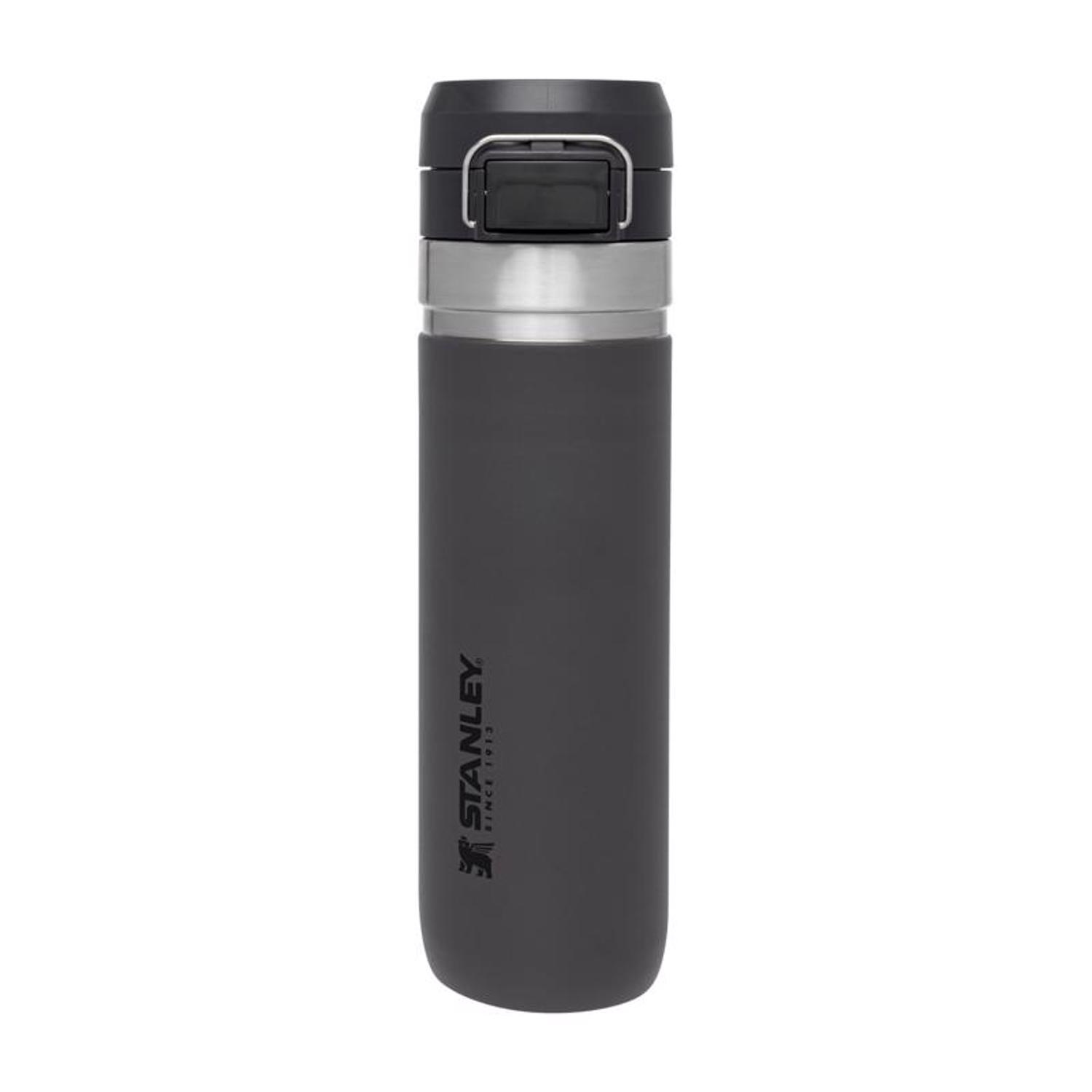 Stanley The Quick Flip 24 oz Double Wall Insulation Charcoal BPA Free Vacuum Insulated Bottle