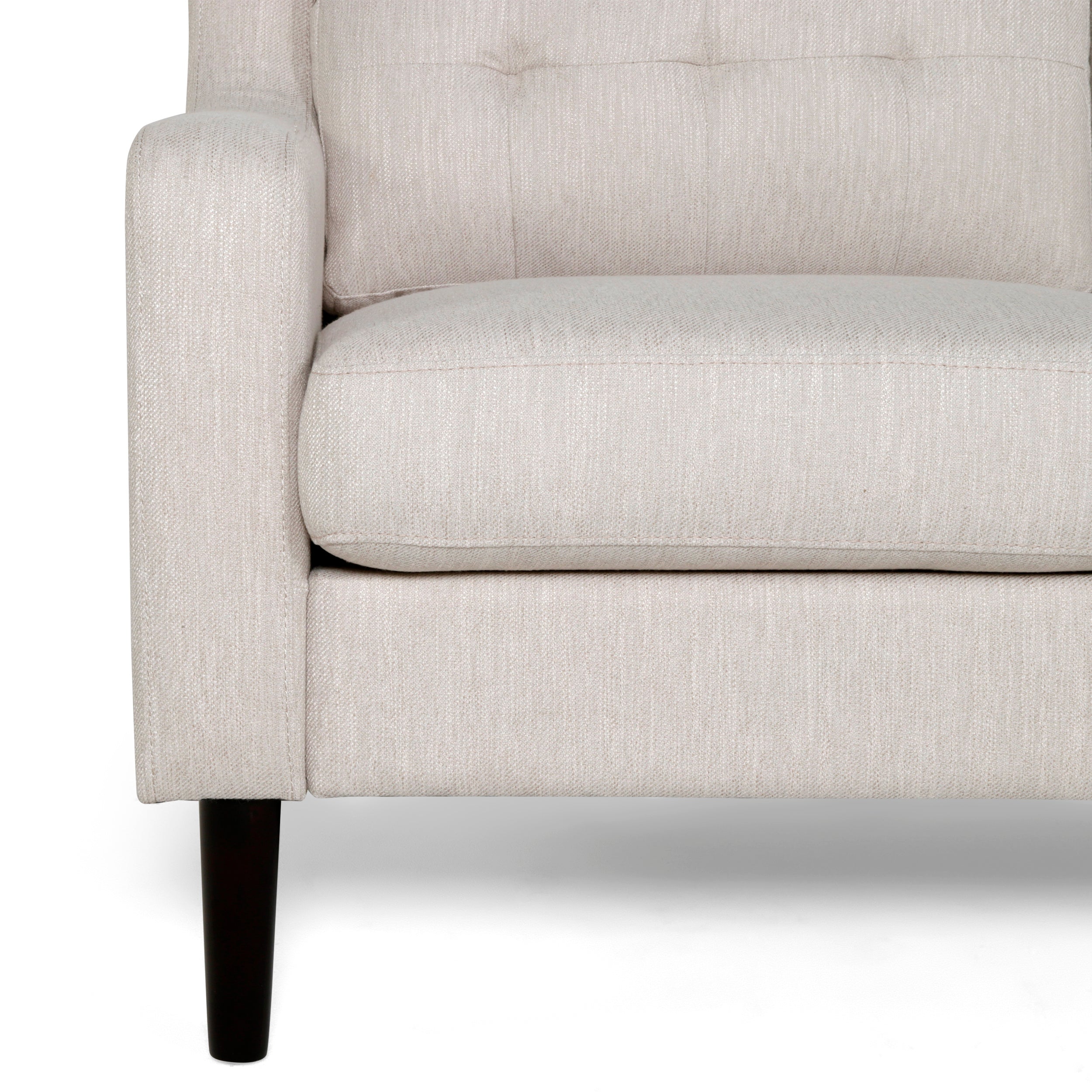 Anaysha Contemporary Fabric Loveseat