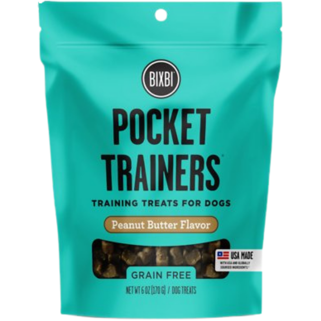 Bixbi Pocket Trainers Peanut Butter Dog Treats 6oz