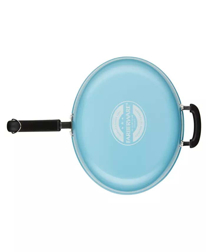 Farberware Ceramic Nonstick 12.5 Deep Frying Pan with Helper Handle