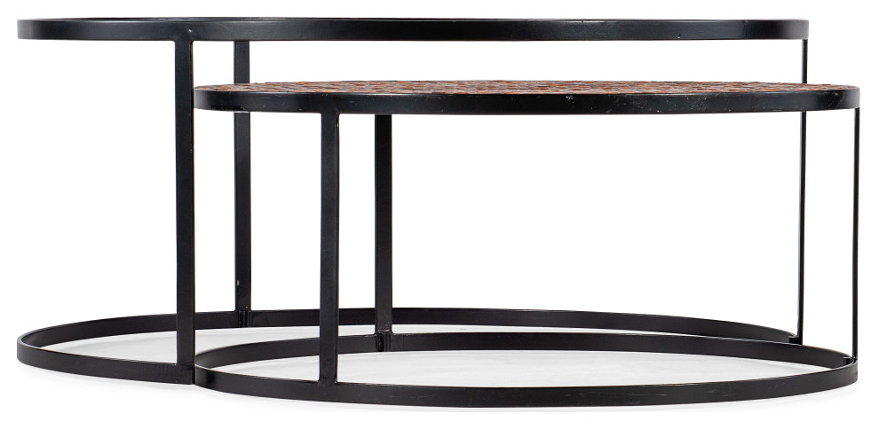 Commerce and Market Chatham Nesting Cocktail Tables   Transitional   Coffee Table Sets   by HedgeApple  Houzz