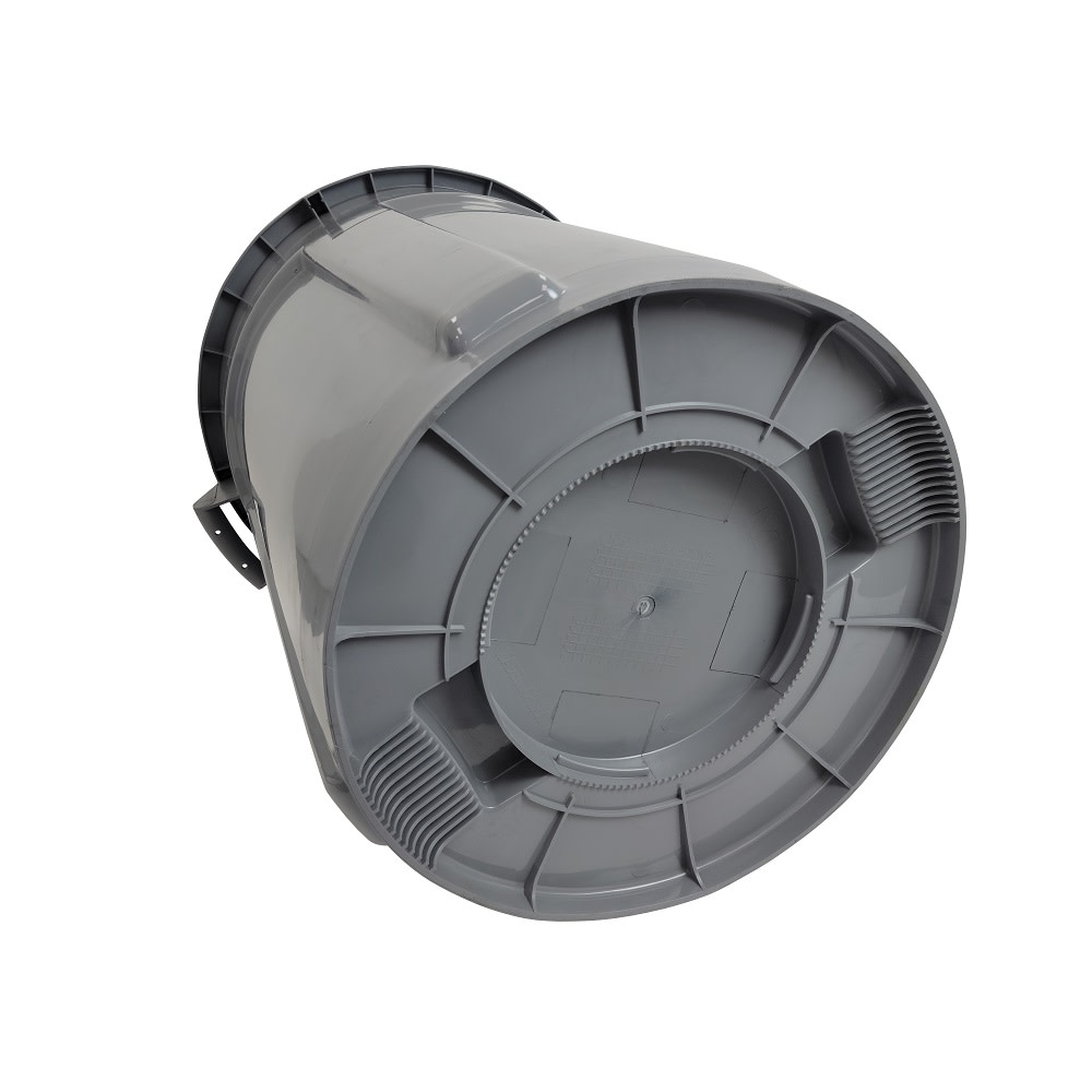 Magnum Tool Pro Series Trash Can 55 Gallon Plastic Grey