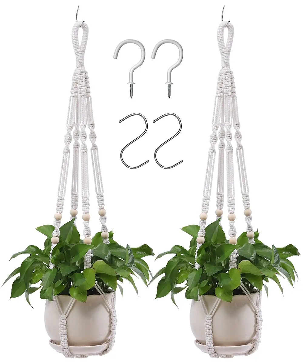 Macrame Supplies Macrame Wall Hanging Plant Set Macrame Plant Hangers