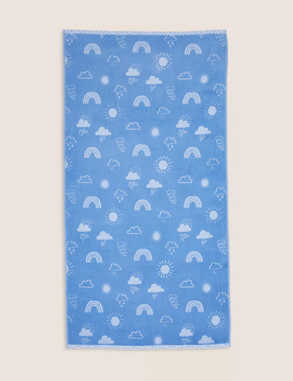 Pure Cotton Sun and Cloud Towel