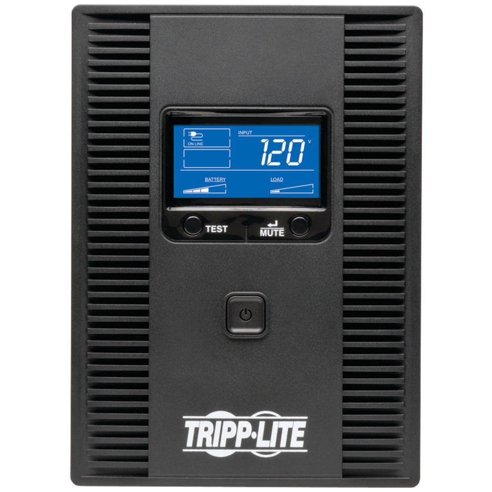 Tripp Lite SmartPro 10-Outlet LCD Tower Line-Interactive 1500VA UPS with LCD Display and USB Port SMART1500LCDT