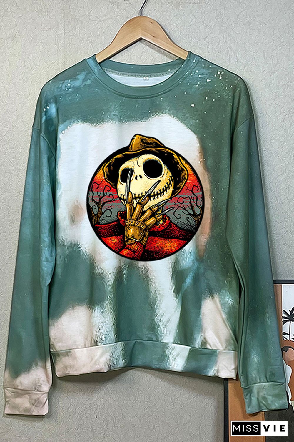 Jack Skellington Freddy Krueger Sweatshirt Women Wholesale