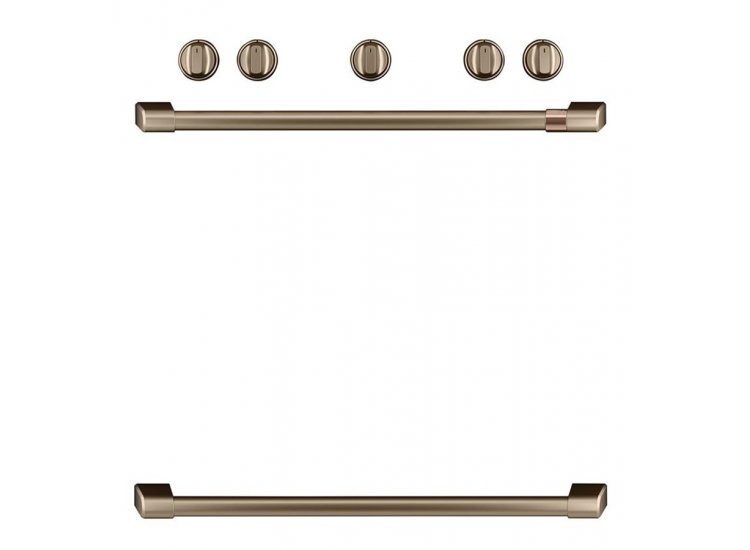 Cafe Brushed Bronze Freestanding Gas Knobs And Handles