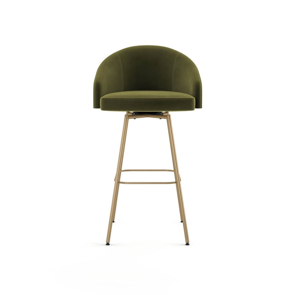 Amisco Nelly Swivel Counter and Bar Stool