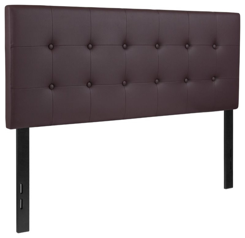 Lennox Tufted Upholstered Headboard   Transitional   Headboards   by BisonOffice  Houzz