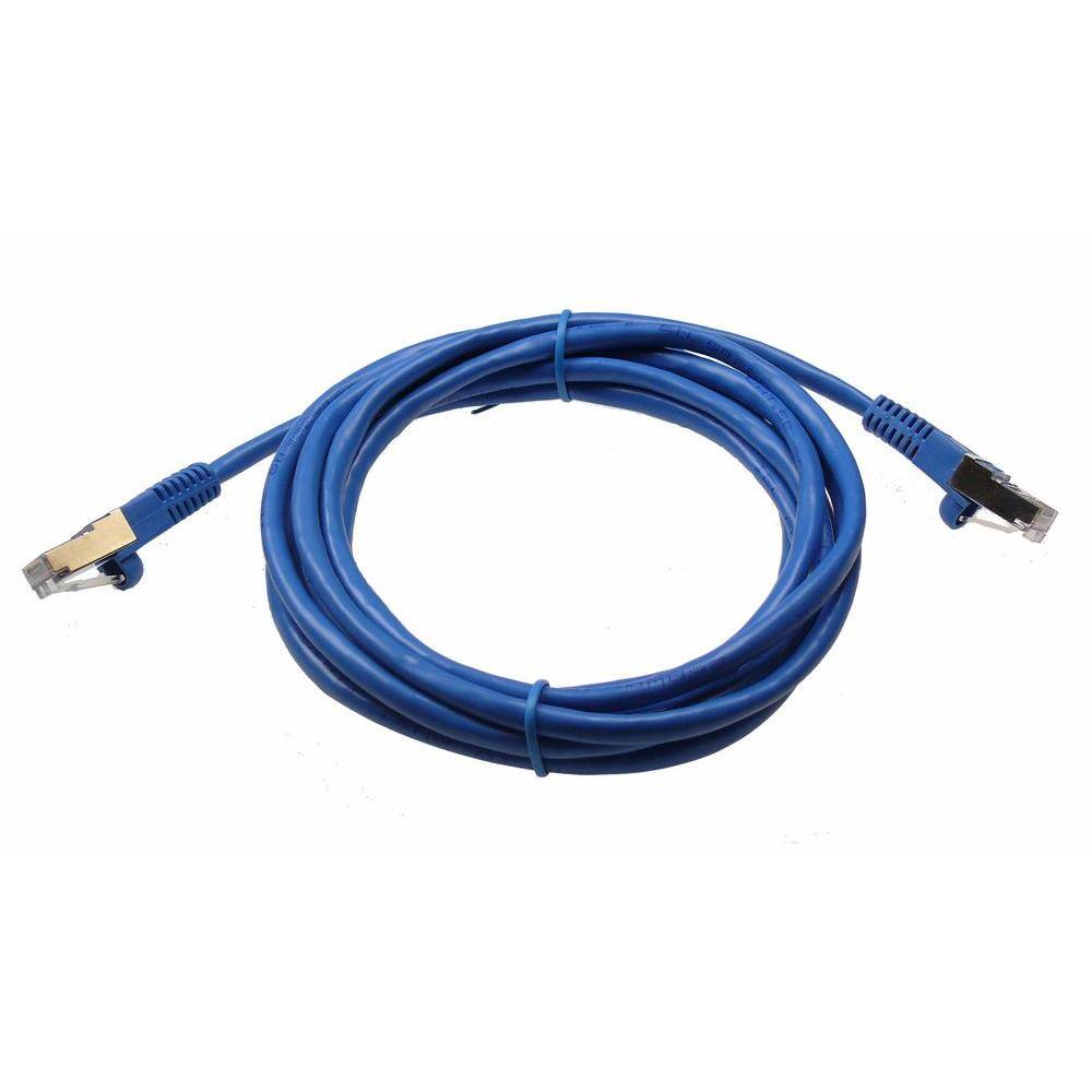 NTW 7 ft. Cat5e Snagless Shielded (STP) Network Patch Cable Blue 345-S5E-007BL