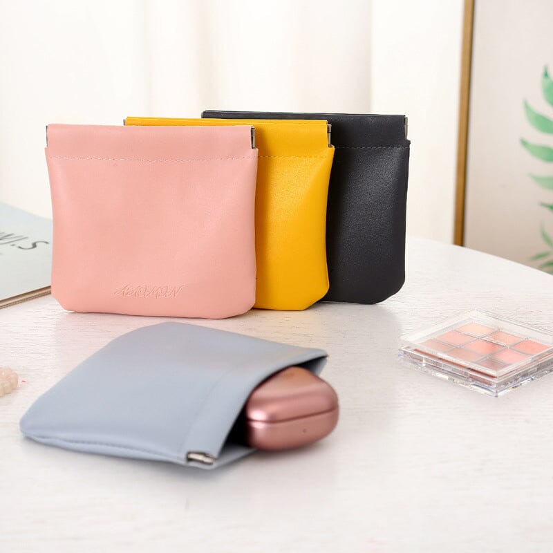 PU Leather Pocket Cosmetic Bag