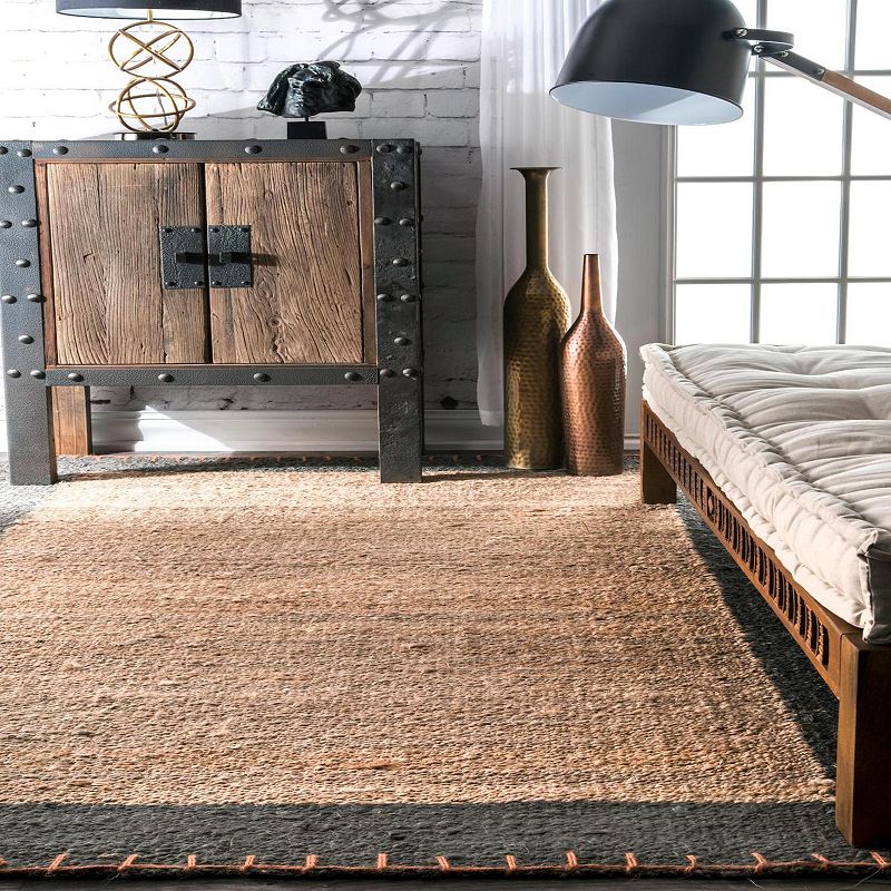 nuLOOM Cameron Framed Jute Rug