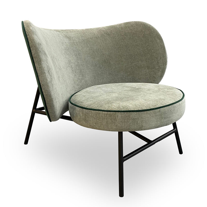 AVENIR Lounge Chair - Green & Dark Green