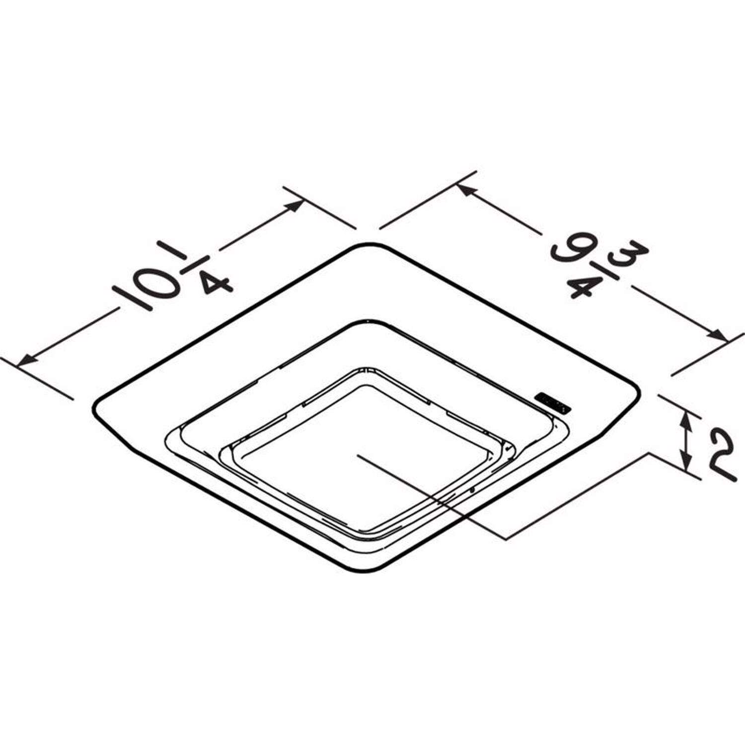 Broan Nutone Bathroom Exhaust Fan Grille/Cover