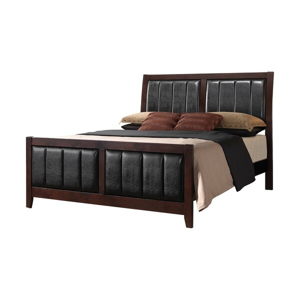 Teste Cappuccino 5-piece Bedroom Set with 2 Nightstands - - 35254675