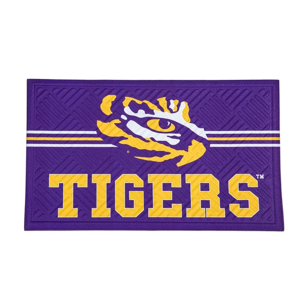 Embossed Mat Cross Hatch Louisiana State University