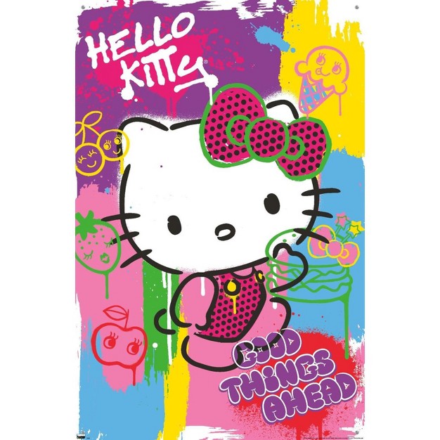 Trends International Hello Kitty Pop Art Unframed Wall Poster Prints