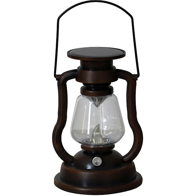 Led Solar Candle Light Retro Kerosene Lamp Solar Powered Hanging Light Outdoor Portable Lantern Light Courtyard Garden Decor