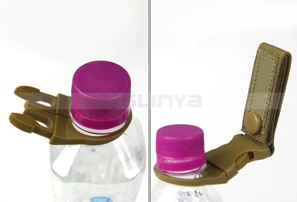 Camping Hiking Outdoor Buckle Hook Hanging Buckle Mineral Water Bottle Clip/Drink Holder