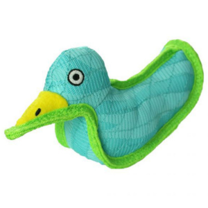 VIP Duraforce Duck Tiger Blue and Green Dog Toy