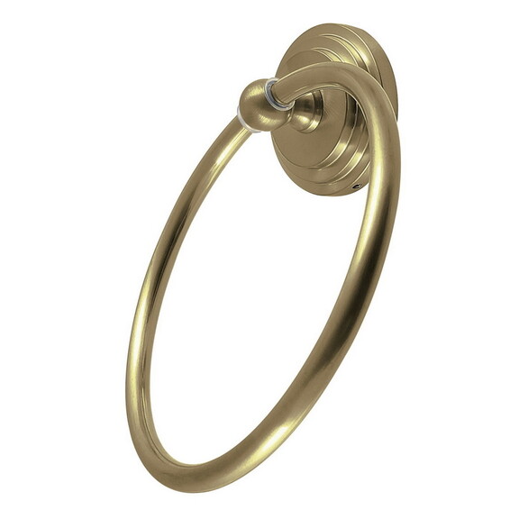 Kingston Brass BA2714BB Milano Towel Ring  Brushed...