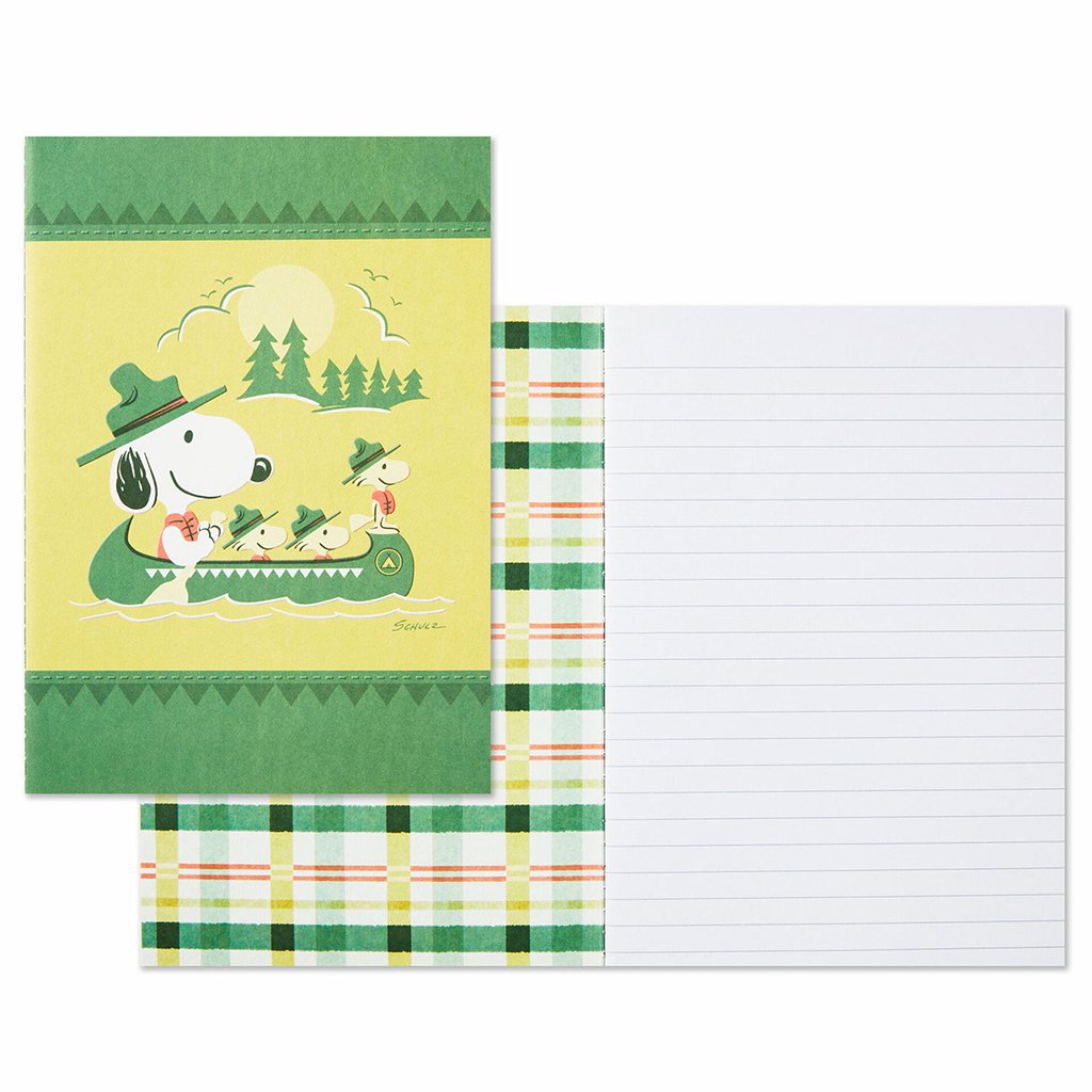 Hallmark  Peanuts® Beagle Scouts Assorted Notebooks, Pack of 3