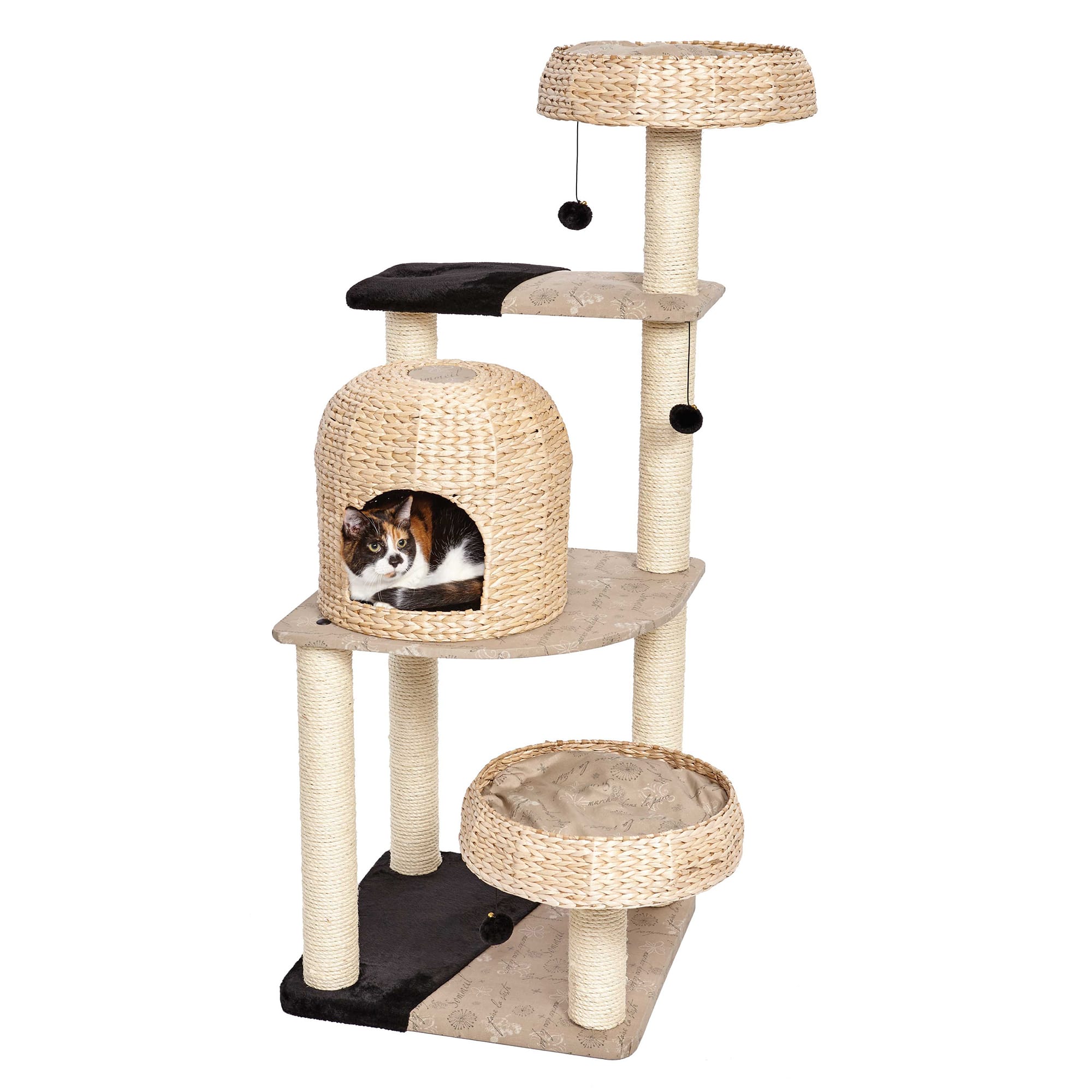 Midwest Feline Nuvo Biscayne Cat Tree， 59.75