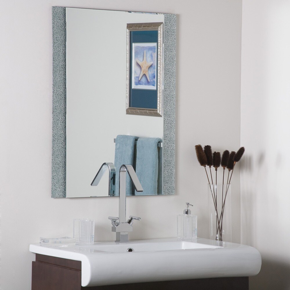 Dune Frameless Wall Mirror   Silver   A/N