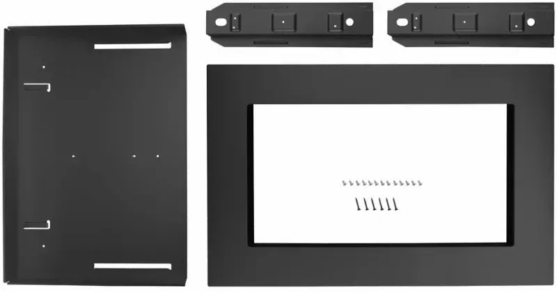 KitchenAid 27 Inch Microwave Trim Kit - Black stainless steel