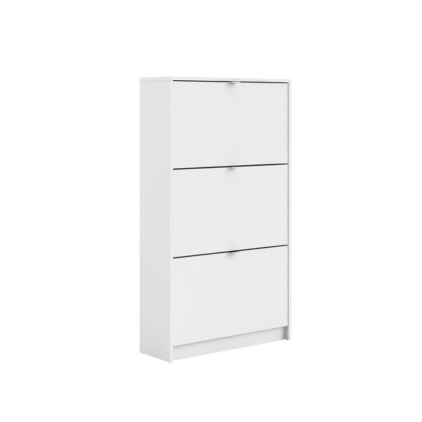 Porch and Den Cambria Scandinavian 3-Drawer Shoe Storage Cabinet - - 33673578