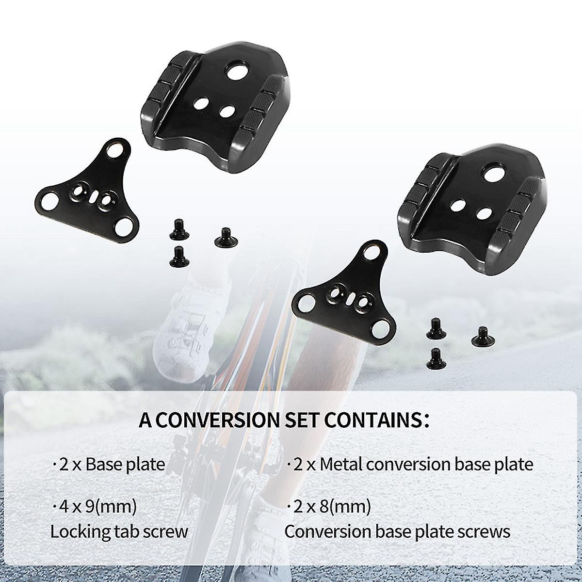 Born Pretty Bicycle Lock Pedal Adapter Road Convert Pedal Spd Shoe Cleat Cover Dual-use Adapter Cleats Bicycle