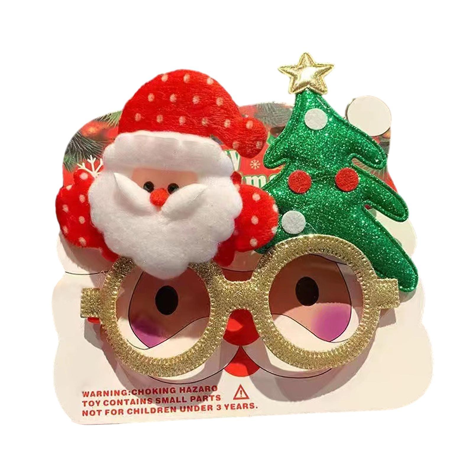 Christmas Glasses Creative Snowman Costume Eyeglasses Christmas Party Favors Santa And Xmas Tree