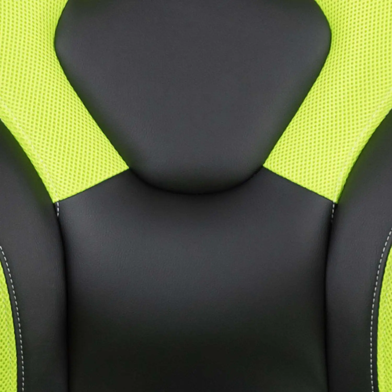 X10 Green Leather/Mesh Office Chair