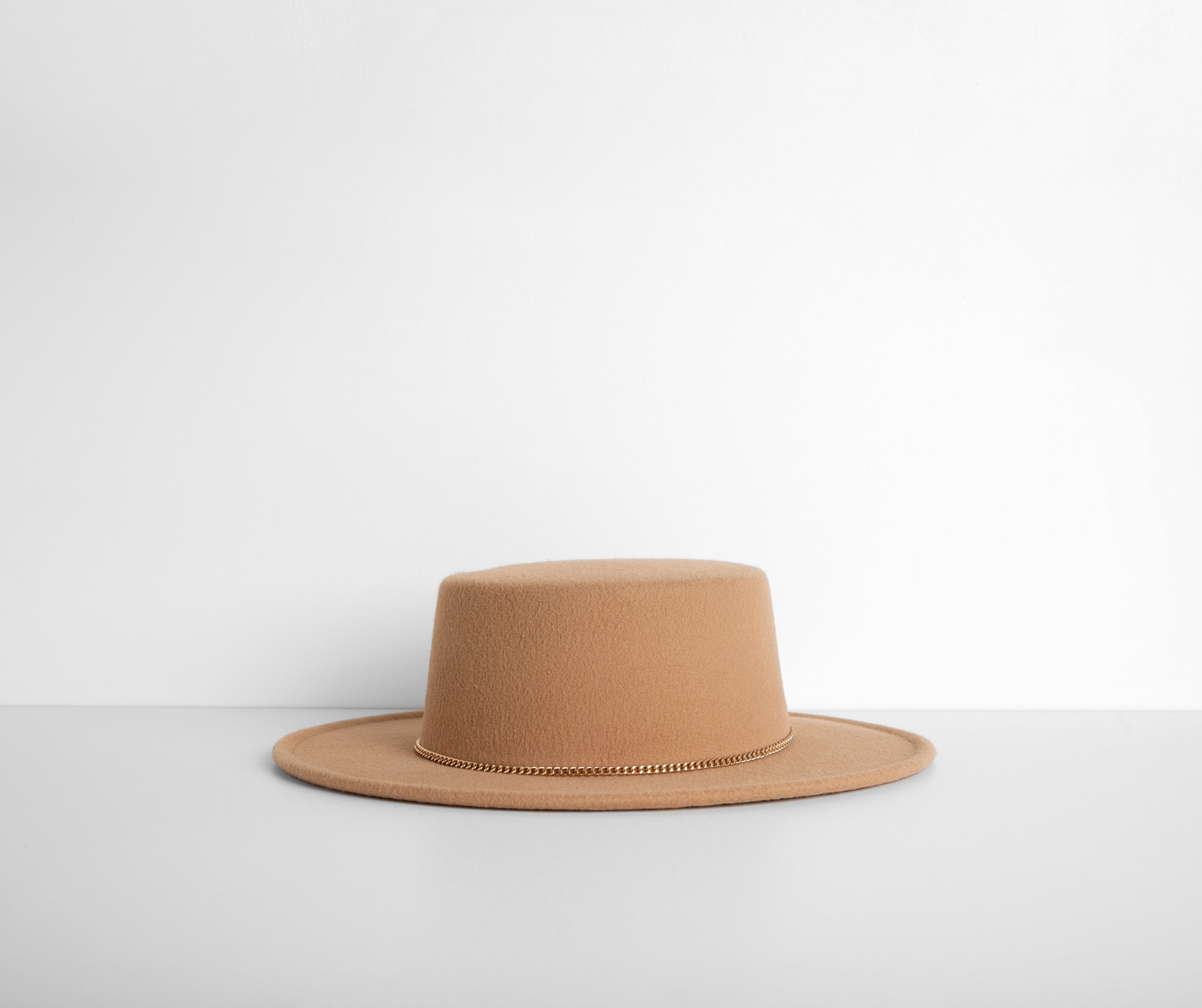 Wide Brim Boater Hat